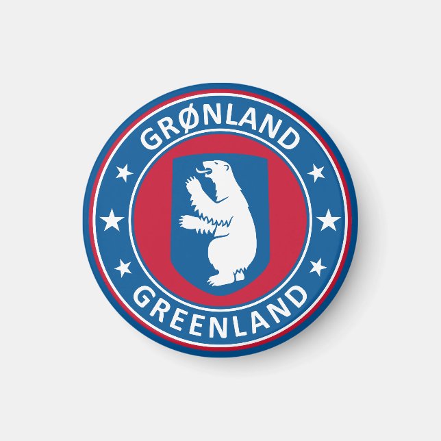 Íman Emblema da Gronelândia  (Frente)