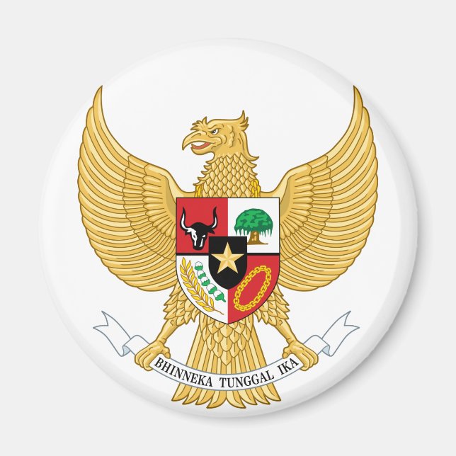 Íman emblema da indonésia (Frente)