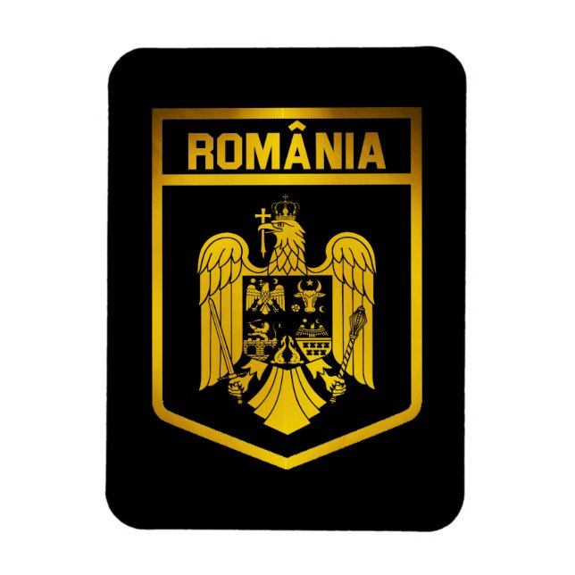 Íman Emblema da Romênia (Vertical)
