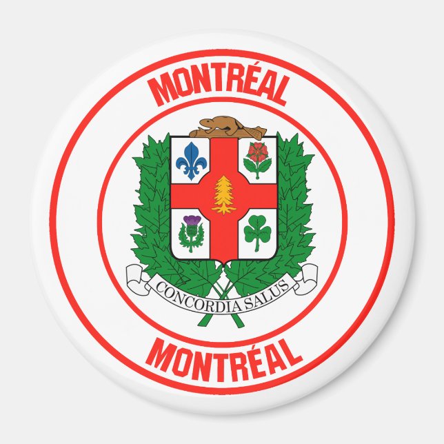 Íman Emblema da Ronda de Montreal (Frente)