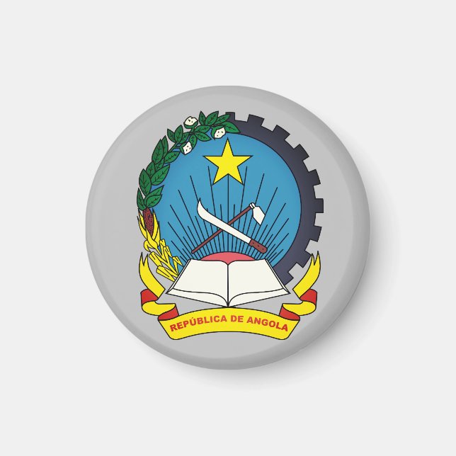 Íman Emblema de Angola (Frente)