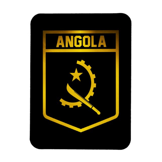 Íman Emblema de Angola (Vertical)