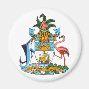 Íman emblema de Bahamas