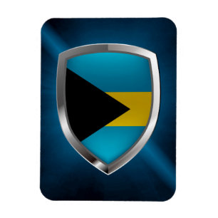 Íman Emblema de Bahamas Mettalic