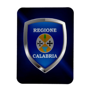 Íman Emblema de Calabria Mettalic