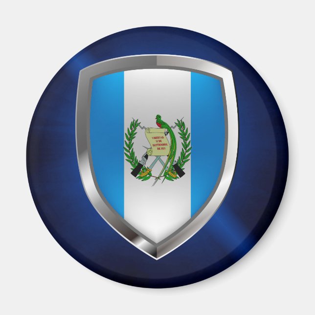 Íman Emblema de Guatemala Mettalic (Frente)