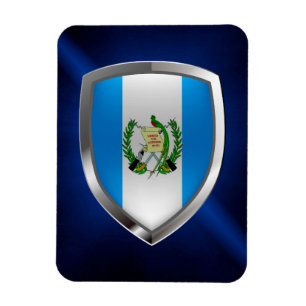 Íman Emblema de Guatemala Mettalic