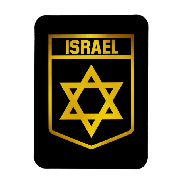 Íman Emblema de Israel (Vertical)