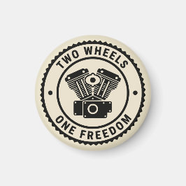 Íman Emblema de Liberdade de Motor Vintage