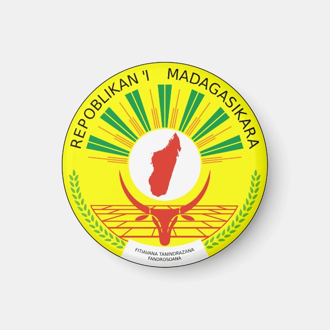 Íman Emblema de Madagáscar (Frente)