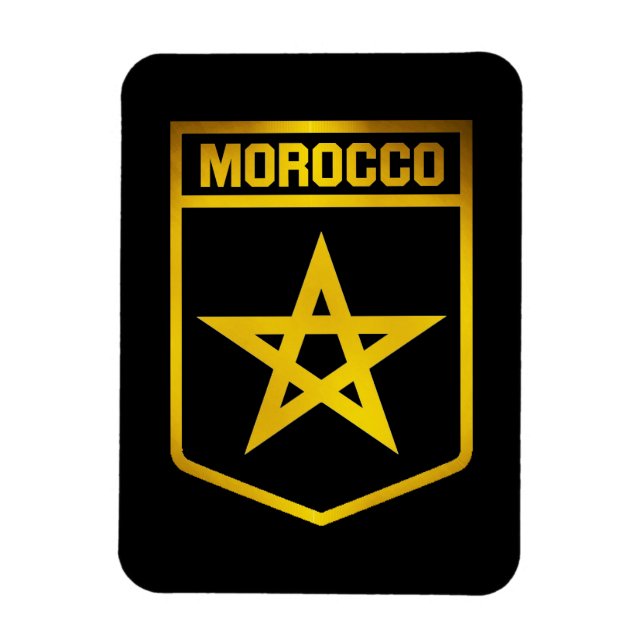 Íman Emblema de Marrocos (Vertical)
