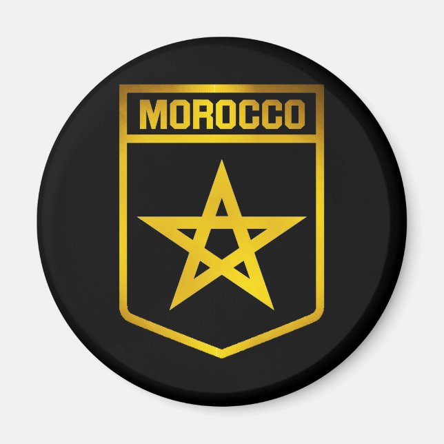 Íman Emblema de Marrocos (Frente)