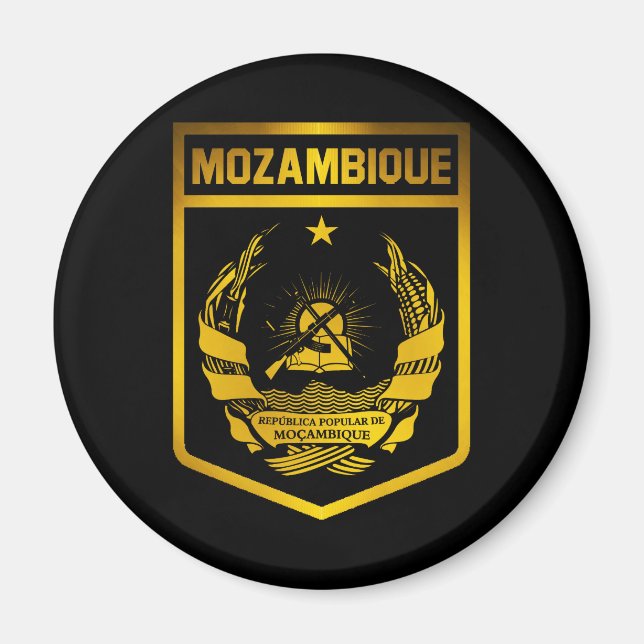 Íman Emblema de Moçambique (Frente)