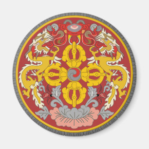 Íman emblema do Butão