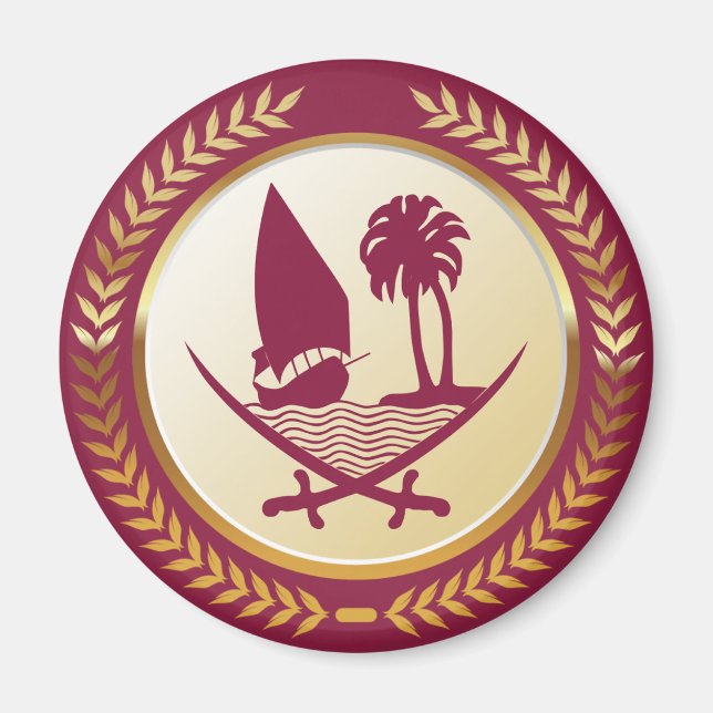 Íman Emblema do Catar (Frente)