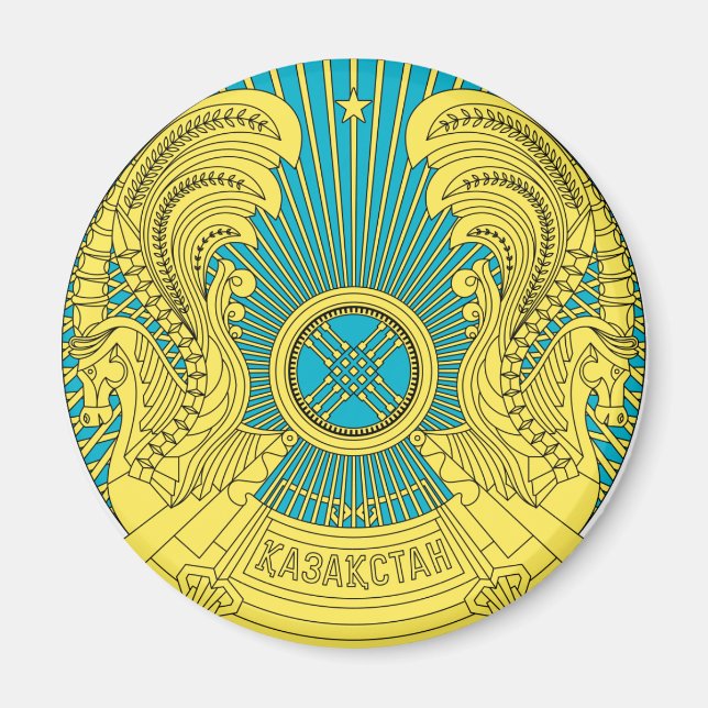 Íman emblema do cazaquistão (Frente)