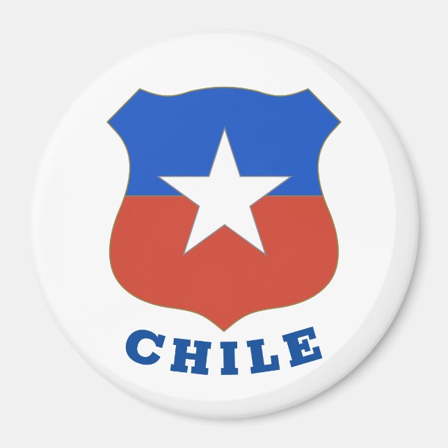 Íman Emblema do Chile (Frente)