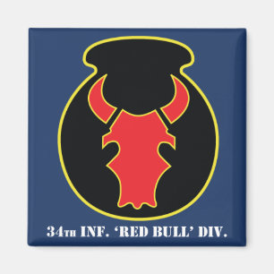 Íman Emblema do CSIB-olhar de Red Bull, fundo do azul