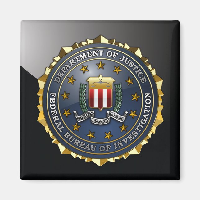 Íman Emblema do FBI (Frente)