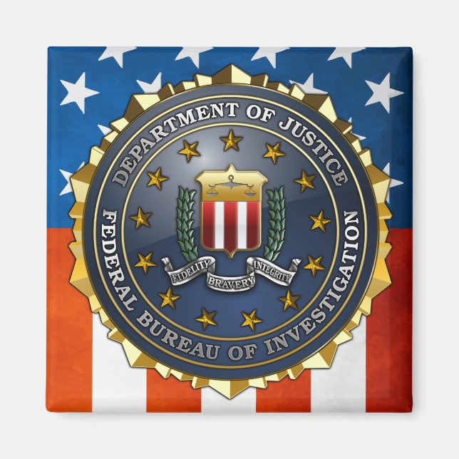 Íman Emblema do FBI (Frente)
