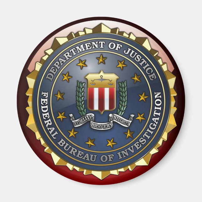 Íman Emblema do FBI (Frente)