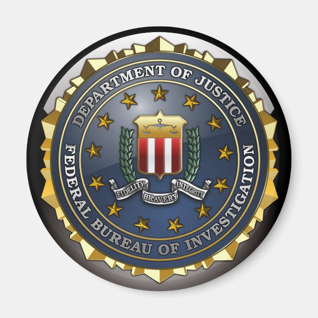 Íman Emblema do FBI (Frente)