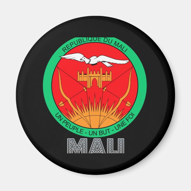 Íman Emblema do Mali (Frente)