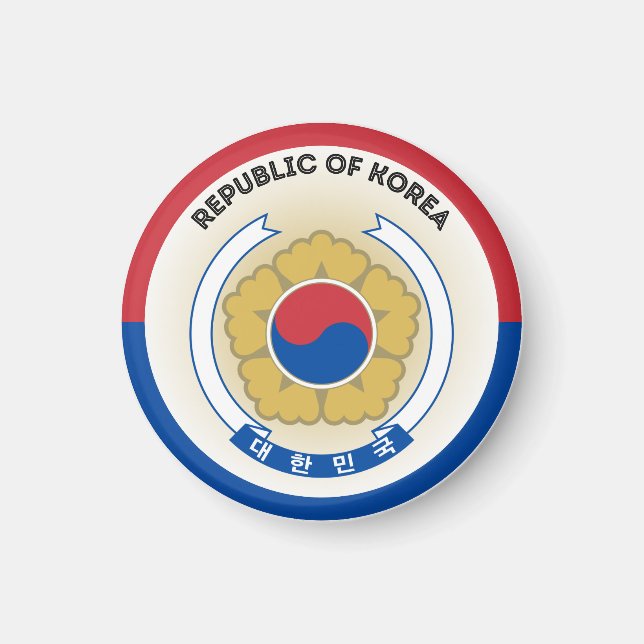 Íman Emblema do Patrimônio da Coreia do Sul (Frente)