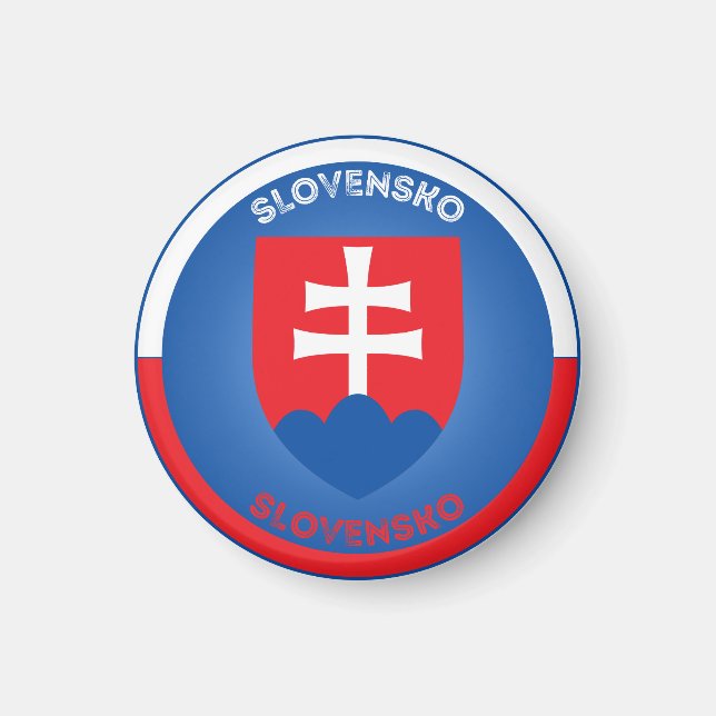 Íman Emblema do Patrimônio da Eslováquia (Frente)