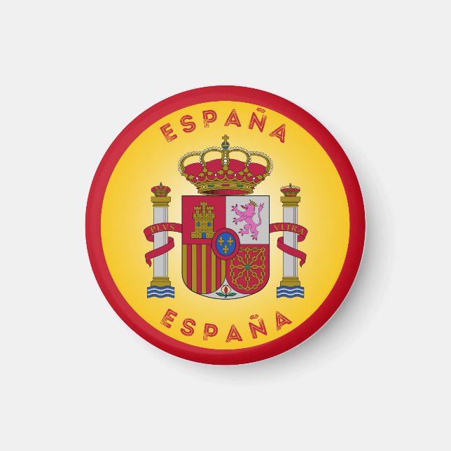 Íman Emblema do Patrimônio da Espanha (Frente)