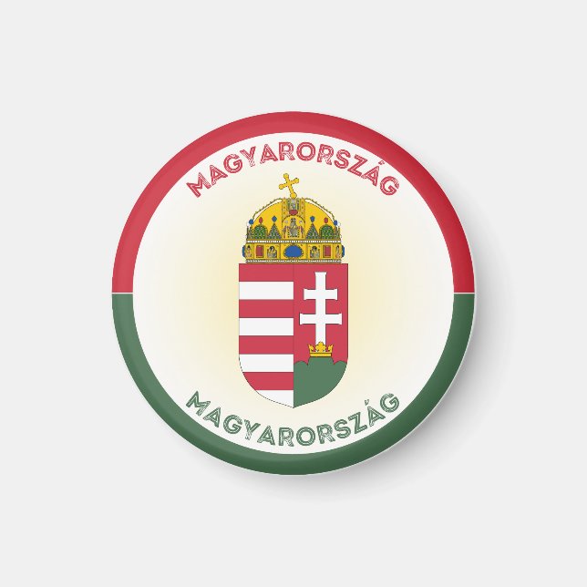 Íman Emblema do Patrimônio da Hungria (Frente)