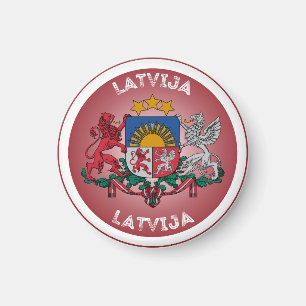 Íman Emblema do Patrimônio da Letônia