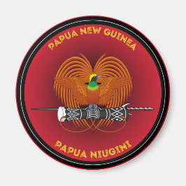 Íman Emblema do Patrimônio da Papua-Nova Guiné