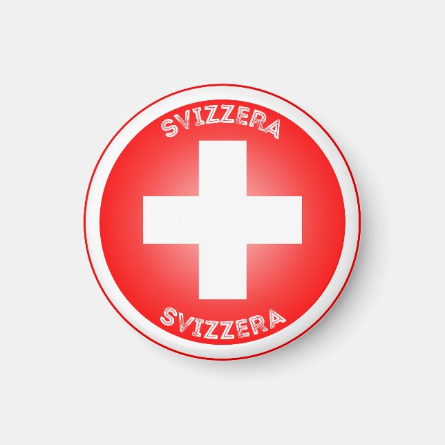 Íman Emblema do Patrimônio da Suíça (Frente)