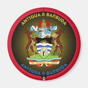Íman Emblema do Patrimônio de Antígua e Barbuda