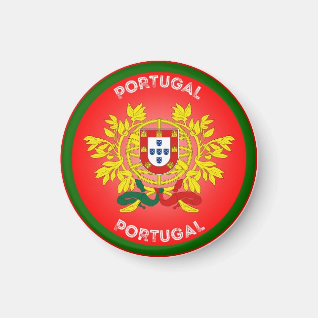 Íman Emblema do Patrimônio de Portugal (Frente)