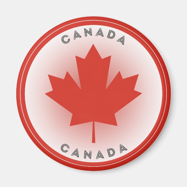 Íman Emblema do Patrimônio do Canadá (Frente)