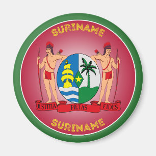 Íman Emblema do Patrimônio do Suriname