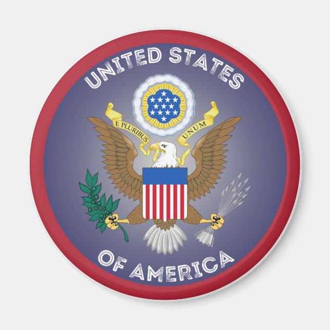 Íman Emblema do Patrimônio dos EUA (Frente)