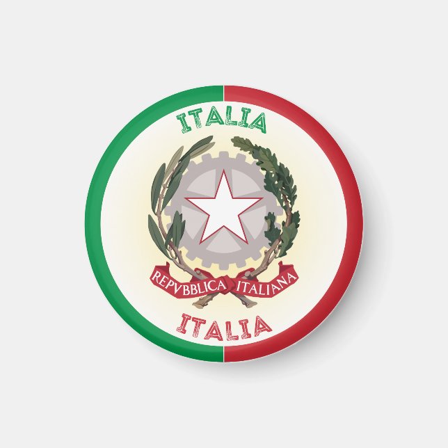 Íman Emblema do Patrimônio Italiano (Frente)