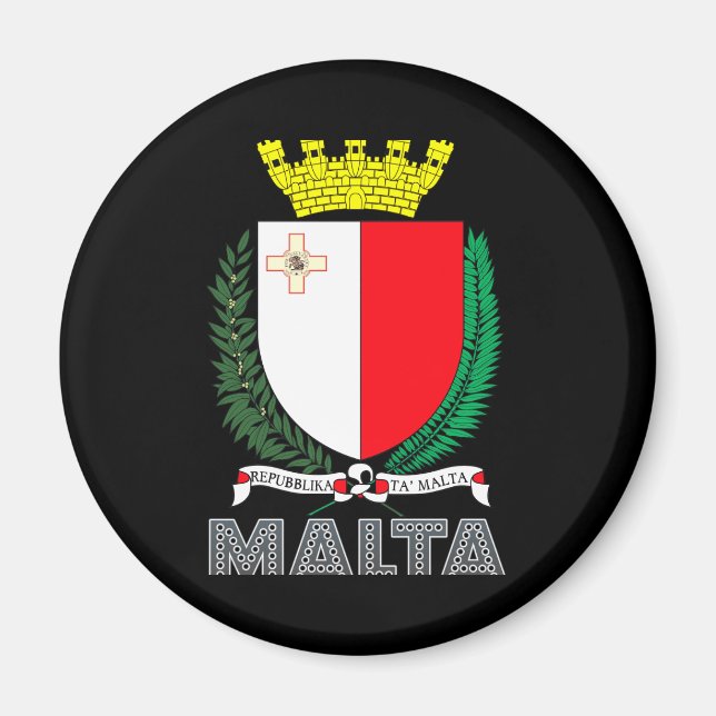 Íman Emblema maltês (Frente)