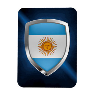Íman Emblema Metálico Argentina