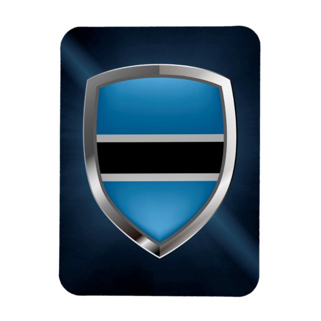 Íman Emblema Metálico Botsuana (Vertical)