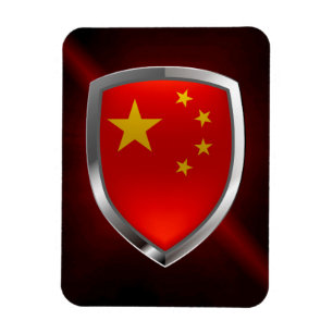 Íman Emblema Metálico da China