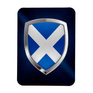 Íman Emblema Metálico da Escócia