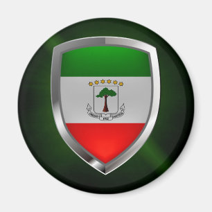 Íman Emblema Metálico da Guiné Equatorial