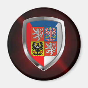 Íman Emblema metálico da república checa