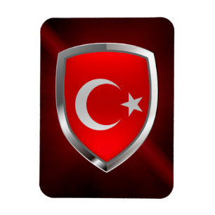 Íman Emblema Metálico da Turquia