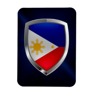 Íman Emblema Metálico das Filipinas