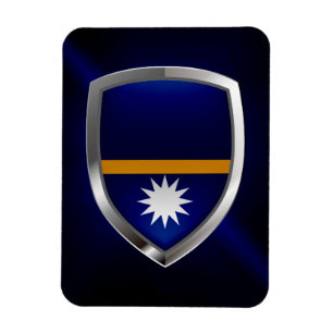 Íman Emblema metálico de Nauru